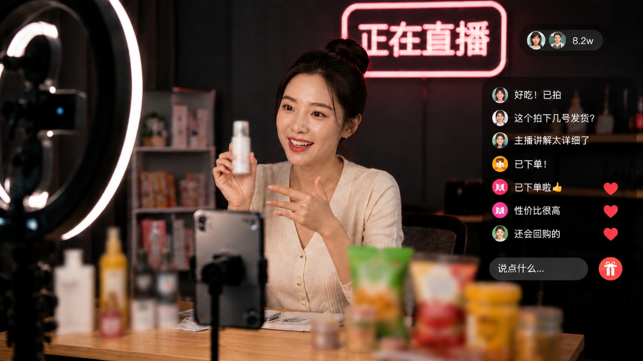 达人直播带货